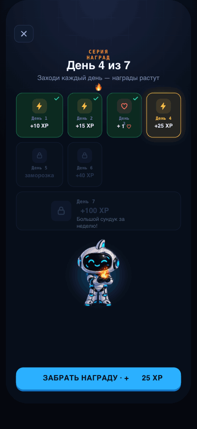 Daily rewards